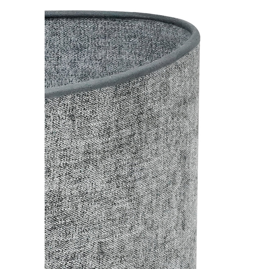 Duolla - Lampada da tavolo OVAL 1xE27/15W/230V diametro 30 cm grigio