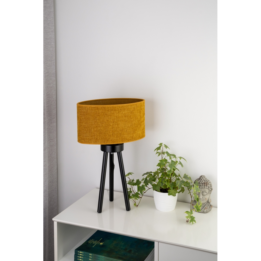 Duolla - Lampada da tavolo OVAL 1xE27/15W/230V diametro 30 cm marrone