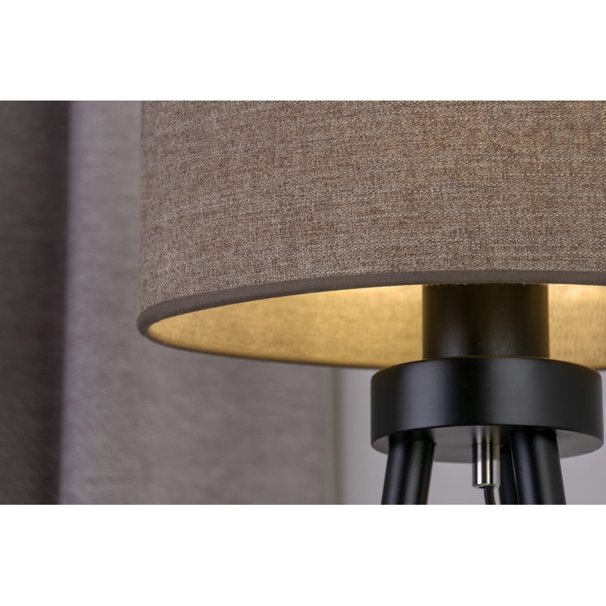 Duolla - Lampada da tavolo OVAL 1xE27/15W/230V diametro 30 cm marrone