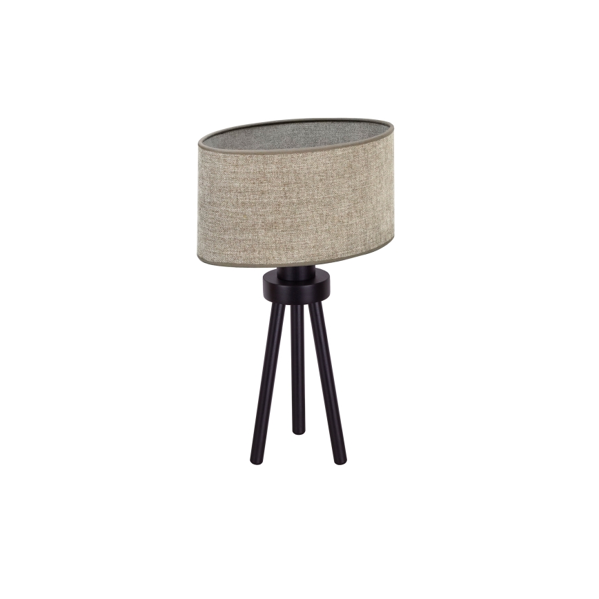 Duolla - Lampada da tavolo OVAL 1xE27/15W/230V diametro 30 cm marrone