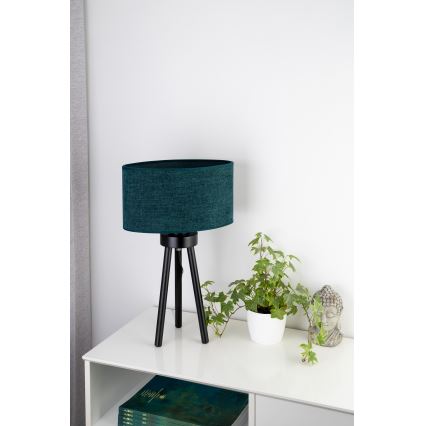 Duolla - Lampada da tavolo OVAL 1xE27/15W/230V diametro 30 cm verde