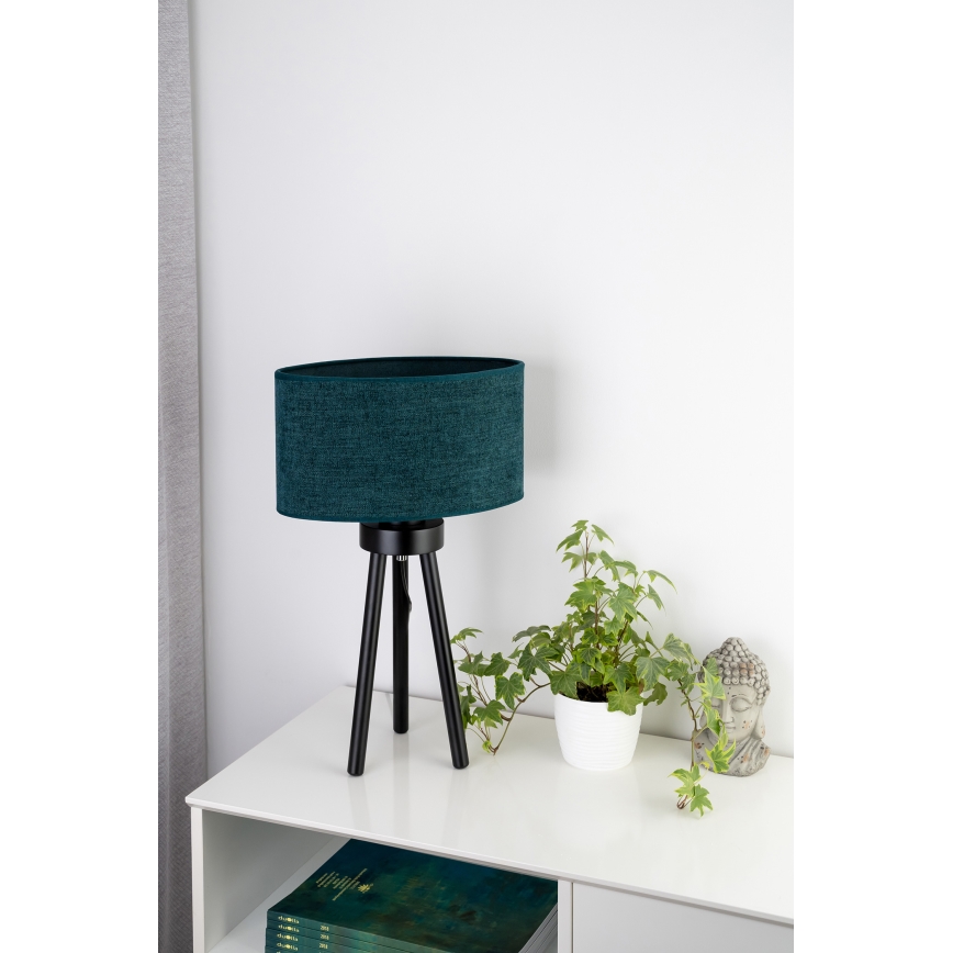 Duolla - Lampada da tavolo OVAL 1xE27/15W/230V diametro 30 cm verde