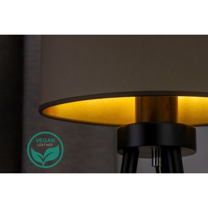 Duolla - Lampada da tavolo OVAL VEGAN 1xE27/15W/230V diametro 30 cm beige