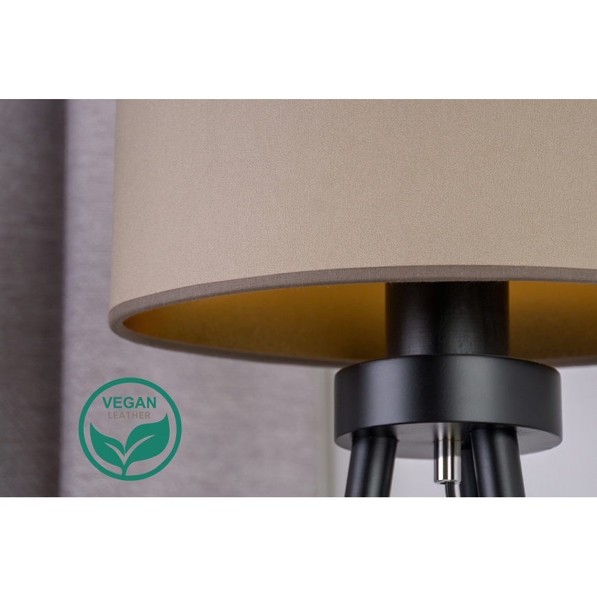 Duolla - Lampada da tavolo OVAL VEGAN 1xE27/15W/230V diametro 30 cm beige