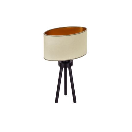 Duolla - Lampada da tavolo OVAL VEGAN 1xE27/15W/230V diametro 30 cm beige