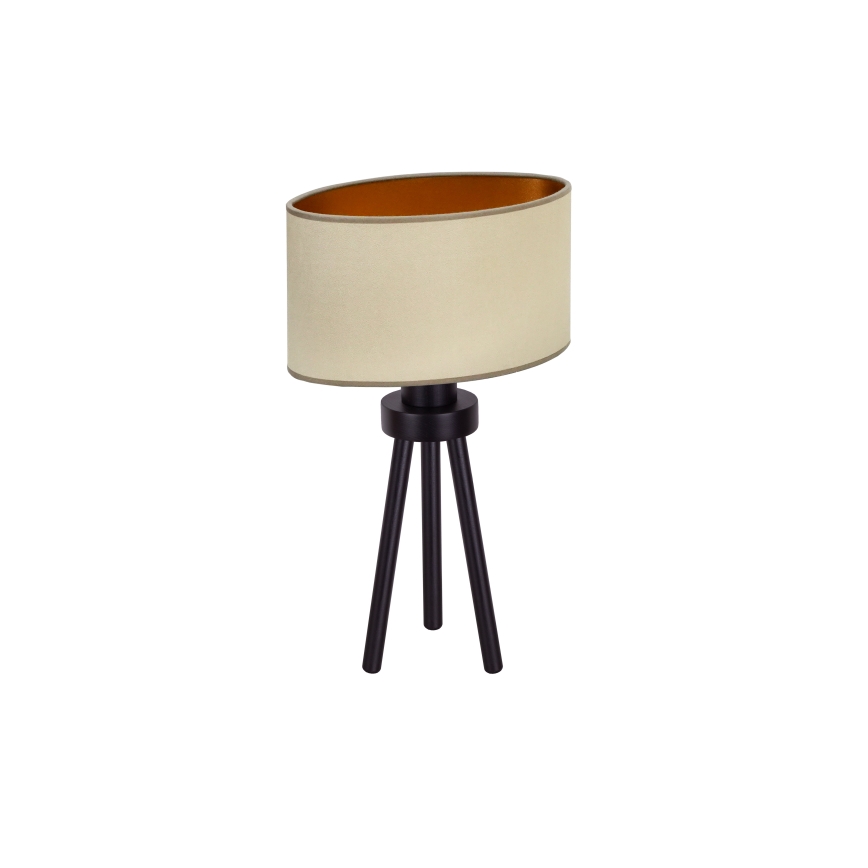Duolla - Lampada da tavolo OVAL VEGAN 1xE27/15W/230V diametro 30 cm beige