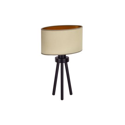 Duolla - Lampada da tavolo OVAL VEGAN 1xE27/15W/230V diametro 30 cm beige
