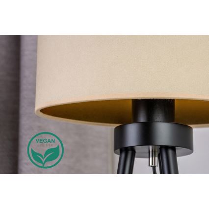 Duolla - Lampada da tavolo OVAL VEGAN 1xE27/15W/230V diametro 30 cm color crema