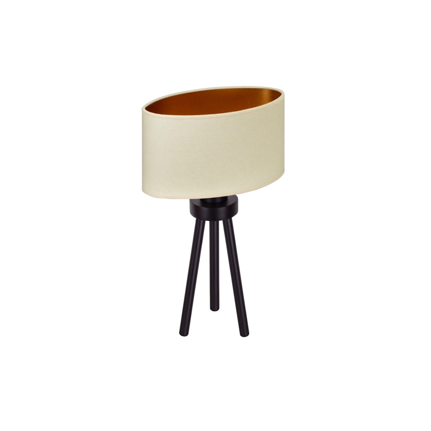Duolla - Lampada da tavolo OVAL VEGAN 1xE27/15W/230V diametro 30 cm color crema