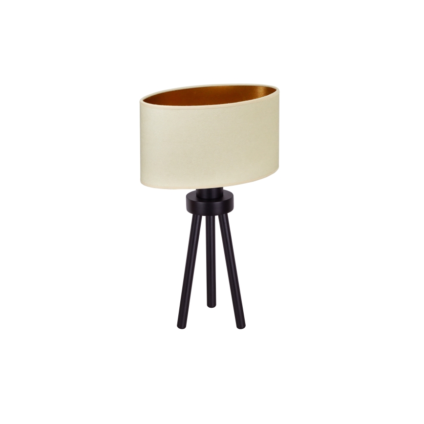 Duolla - Lampada da tavolo OVAL VEGAN 1xE27/15W/230V diametro 30 cm color crema
