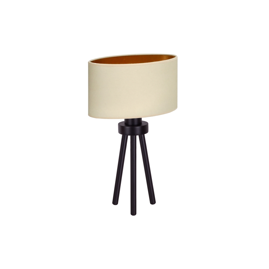 Duolla - Lampada da tavolo OVAL VEGAN 1xE27/15W/230V diametro 30 cm color crema