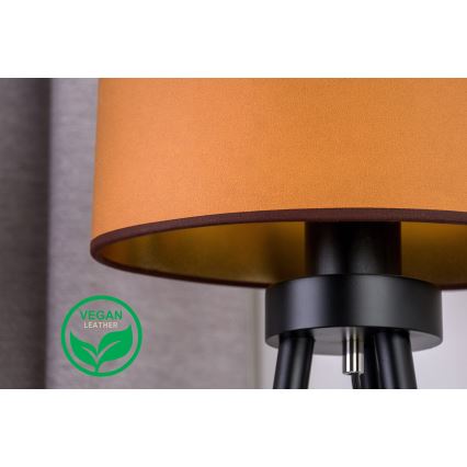 Duolla - Lampada da tavolo OVAL VEGAN 1xE27/15W/230V diametro 30 cm marrone