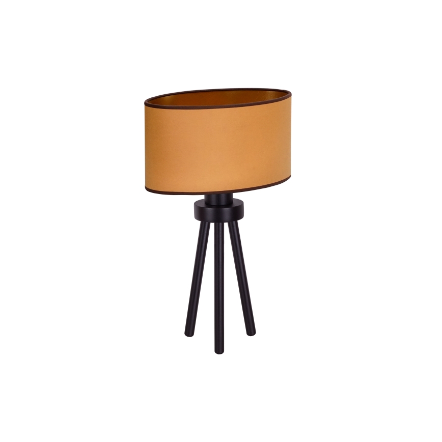 Duolla - Lampada da tavolo OVAL VEGAN 1xE27/15W/230V diametro 30 cm marrone