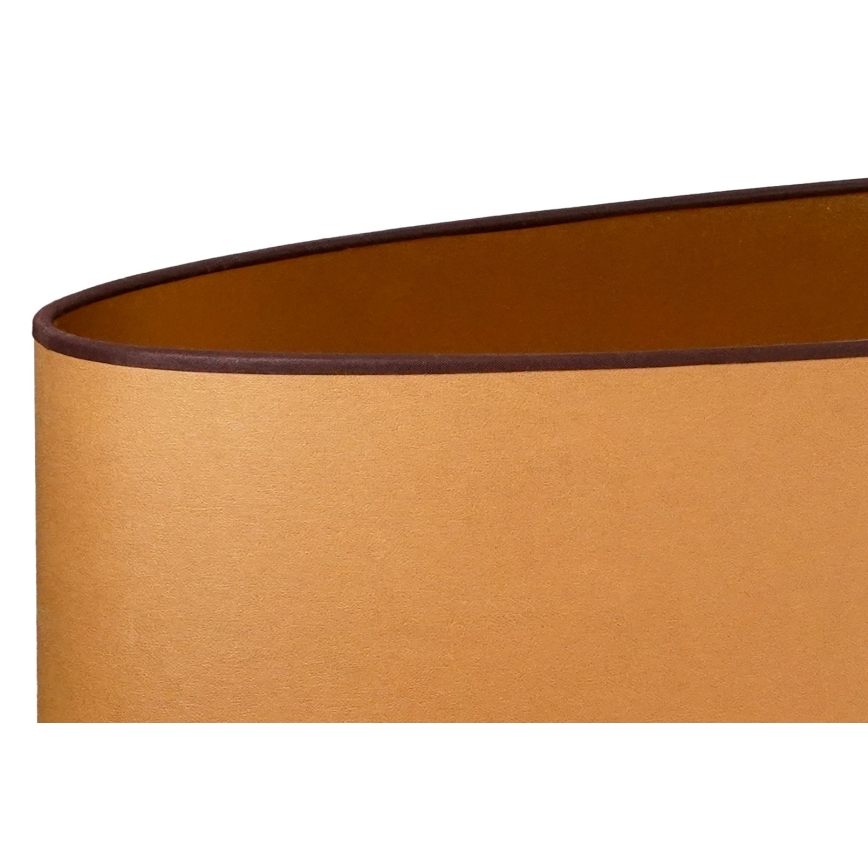 Duolla - Lampada da tavolo OVAL VEGAN 1xE27/15W/230V diametro 30 cm marrone