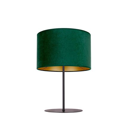 Duolla - Lampada da tavolo ROLLER 1xE14/15W/230V diametro 20 cm verde scuro/oro