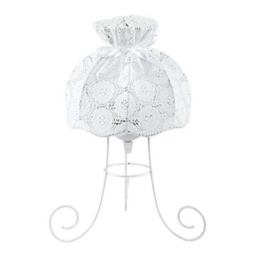 Duolla - Lampada da tavolo SYMPHONY 1xE27/40W/230V diametro 28 cm bianco