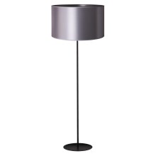 Duolla - Lampada da terra CANNES 1xE27/15W/230V 45 cm argento/nero