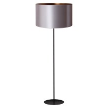 Duolla - Lampada da terra CANNES 1xE27/15W/230V 45 cm argento/rame/nero