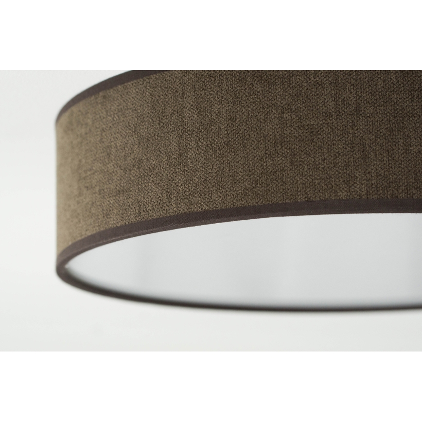 Duolla - Lampada da soffitto LED CORTINA LED/26W/230V diam. 30 cm 4000K marrone