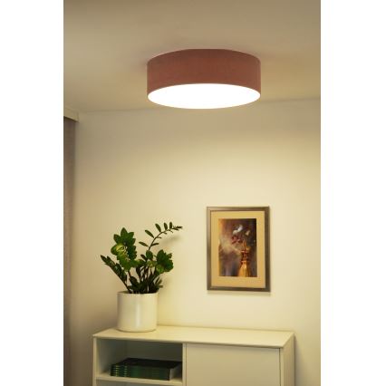 Duolla - Lampada da soffitto LED CORTINA LED/26W/230V diam. 30 cm 4000K rosa