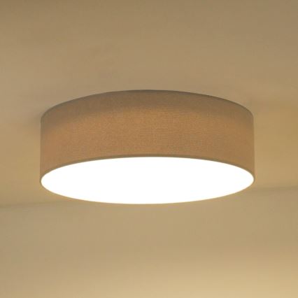 Duolla - Lampada da soffitto LED CORTINA LED/26W/230V diam. 45 cm 4000K grigio