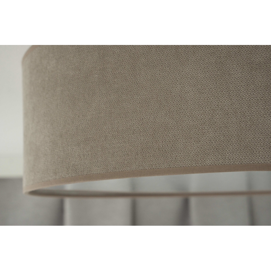 Duolla - Lampada da soffitto LED CORTINA LED/26W/230V diam. 45 cm 4000K marrone