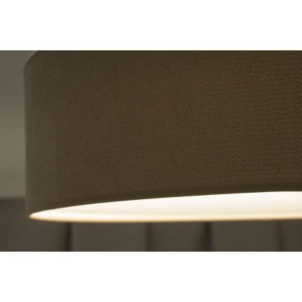 Duolla - Lampada da soffitto LED CORTINA LED/26W/230V diam. 45 cm 4000K marrone