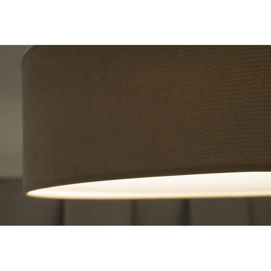 Duolla - Lampada da soffitto LED CORTINA LED/26W/230V diam. 45 cm 4000K marrone