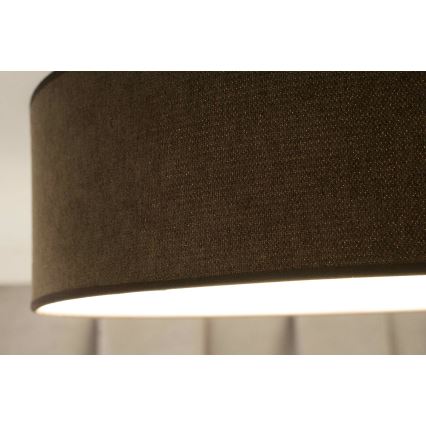 Duolla - Lampada da soffitto LED CORTINA LED/26W/230V diam. 45 cm 4000K marrone