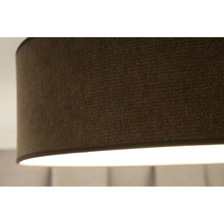Duolla - Lampada da soffitto LED CORTINA LED/26W/230V diam. 45 cm 4000K marrone
