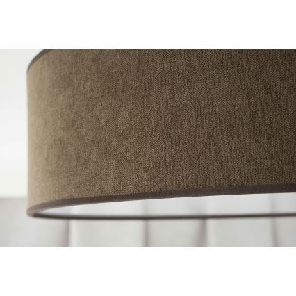 Duolla - Lampada da soffitto LED CORTINA LED/26W/230V diam. 45 cm 4000K marrone