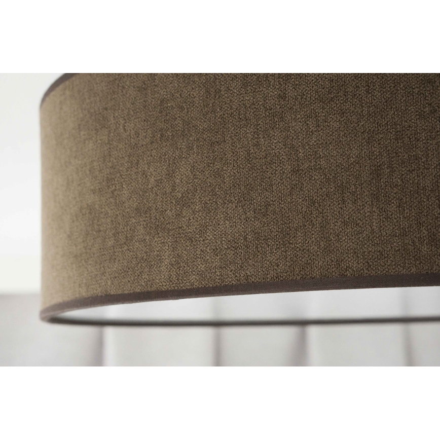 Duolla - Lampada da soffitto LED CORTINA LED/26W/230V diam. 45 cm 4000K marrone