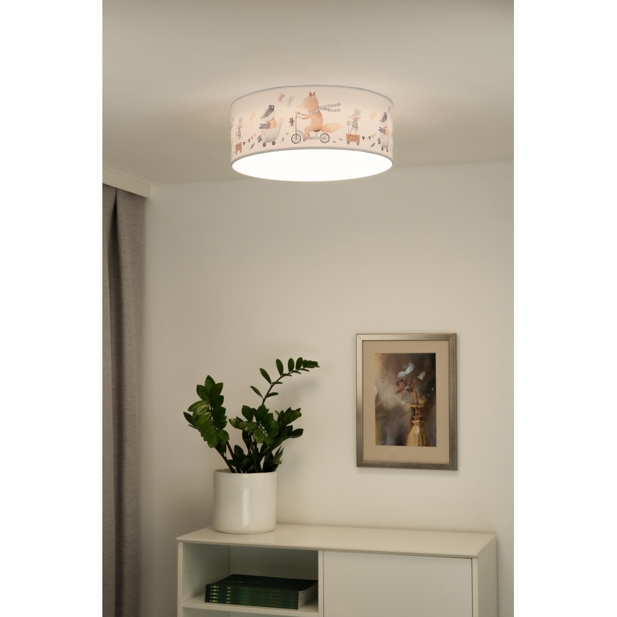 Duolla - Lampada da soffitto LED per bambini CORTINA LED/26W/230V diam. 40 cm 4000K