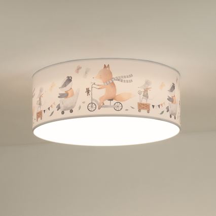 Duolla - Lampada da soffitto LED per bambini CORTINA LED/26W/230V diam. 40 cm 4000K