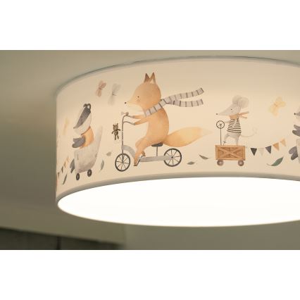 Duolla - Lampada da soffitto LED per bambini CORTINA LED/26W/230V diam. 40 cm 4000K