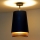 Duolla - Lampadario a plafone BELL SHINY 1xE27/15W/230V diametro 25 cm blu/rame
