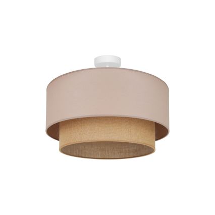 Duolla - Lampadario a plafone  BOHO 1xE27/15W/230V diametro 45 cm beige/marrone