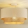 Duolla - Lampadario a plafone BOHO 1xE27/15W/230V diametro 45 cm color crema/marrone