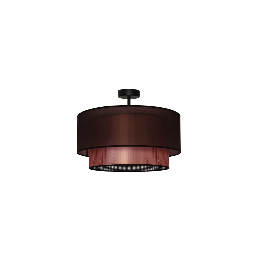 Duolla - Lampadario a plafone COPPER SHINY 1xE27/15W/230V diametro 45 cm marrone/rame
