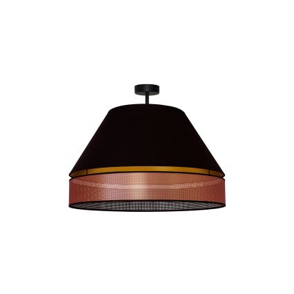 Duolla - Lampadario a plafone COPPER SHINY 1xE27/15W/230V diametro 60 cm nero/rame