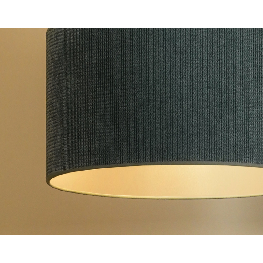 Duolla - Lampadario a plafone CORDUROY 1xE27/15W/230V diametro 40 cm azzurro