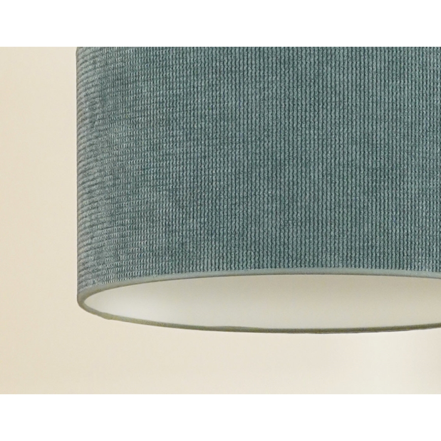 Duolla - Lampadario a plafone CORDUROY 1xE27/15W/230V diametro 40 cm azzurro