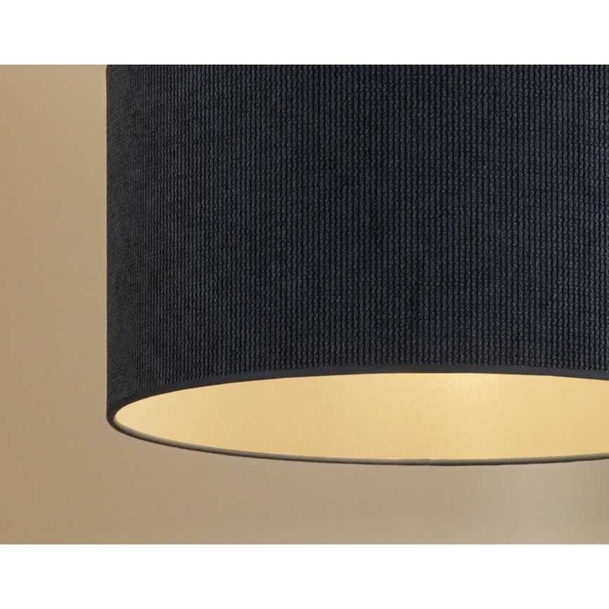 Duolla - Lampadario a plafone CORDUROY 1xE27/15W/230V diametro 40 cm blu scuro