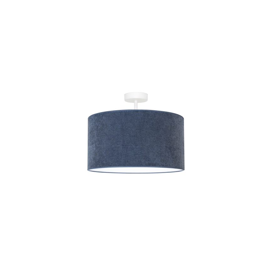 Duolla - Lampadario a plafone CORDUROY 1xE27/15W/230V diametro 40 cm blu scuro