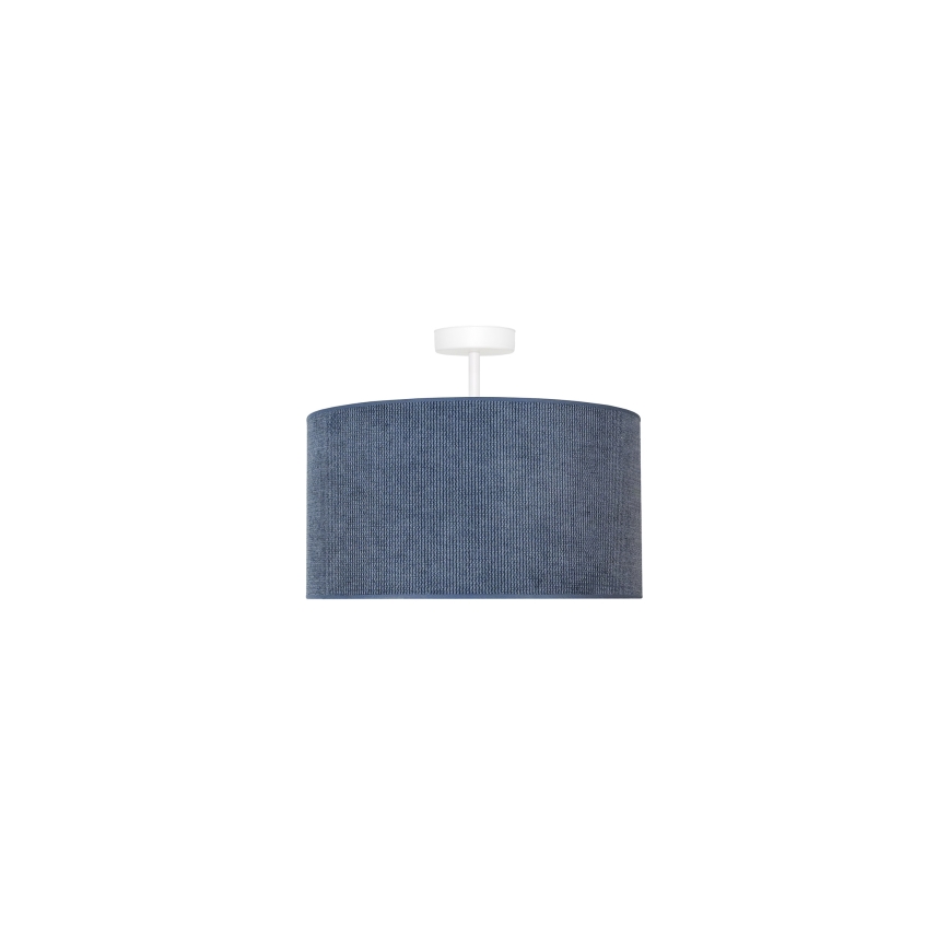 Duolla - Lampadario a plafone CORDUROY 1xE27/15W/230V diametro 40 cm blu scuro