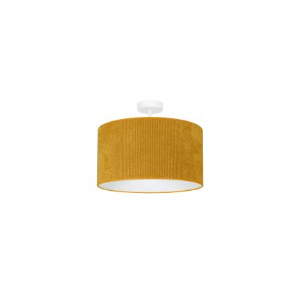 Duolla - Lampadario a plafone CORDUROY 1xE27/15W/230V diametro 40 cm giallo