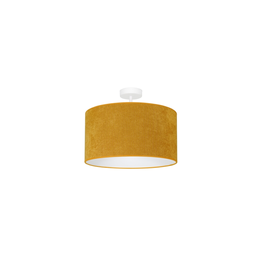 Duolla - Lampadario a plafone CORDUROY 1xE27/15W/230V diametro 40 cm giallo