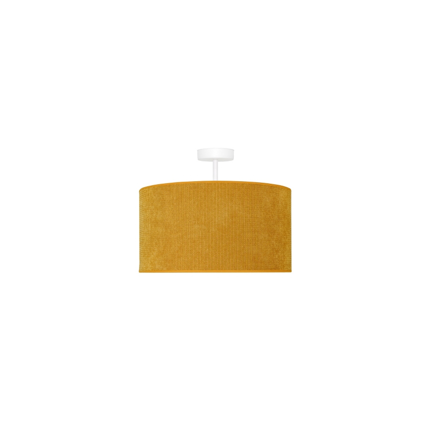 Duolla - Lampadario a plafone CORDUROY 1xE27/15W/230V diametro 40 cm giallo