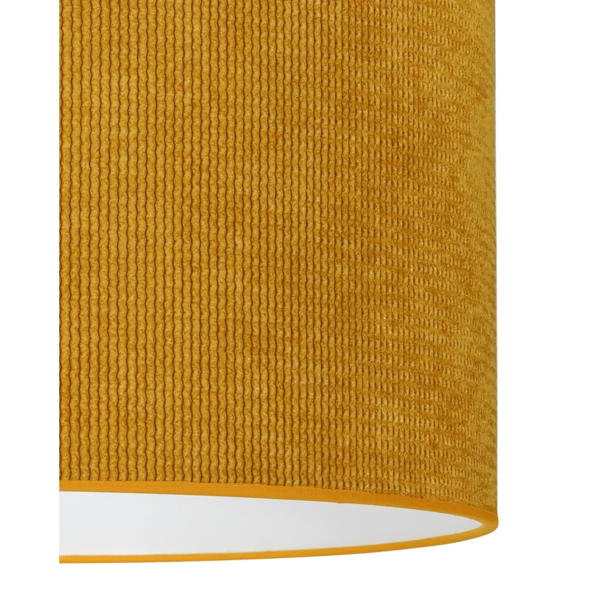 Duolla - Lampadario a plafone CORDUROY 1xE27/15W/230V diametro 40 cm giallo