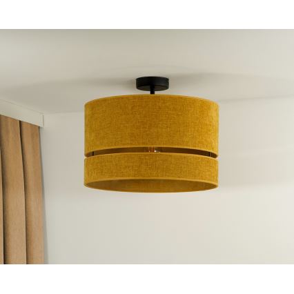 Duolla - Lampadario a plafone DOUBLE 1xE27/15W/230V diametro 40 cm arancione